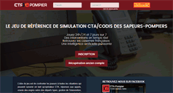 Desktop Screenshot of cta-pompier.com